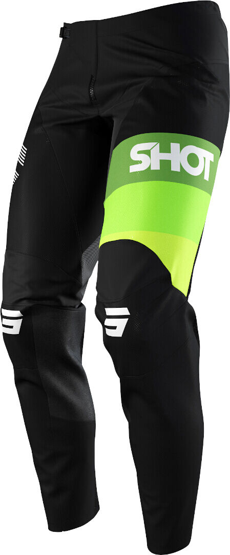 Shot Contact Story Pantalones de Motocross - Negro Verde (28)