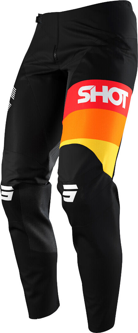 Shot Contact Story Pantalones de Motocross - Negro Naranja (32)