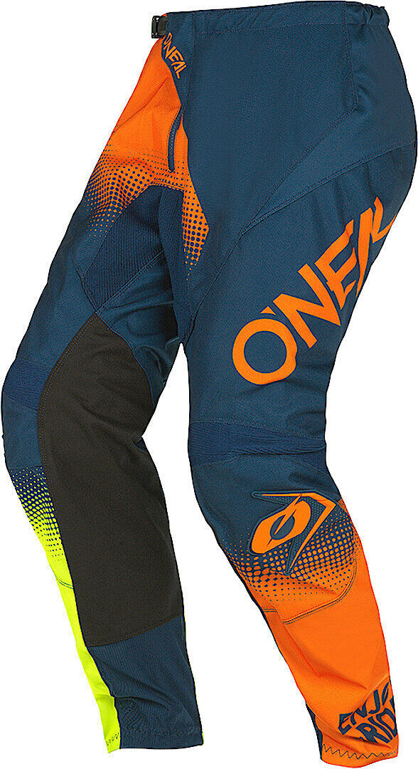 Oneal Element Racewear V.22 Pantalones de Motocross - Azul Naranja (28)