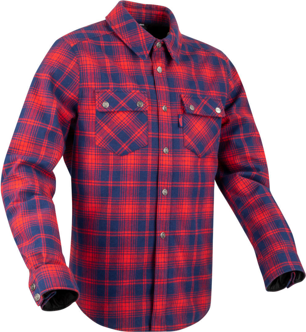 Segura Sierra Camisa de motocicleta - Rojo Azul (4XL)