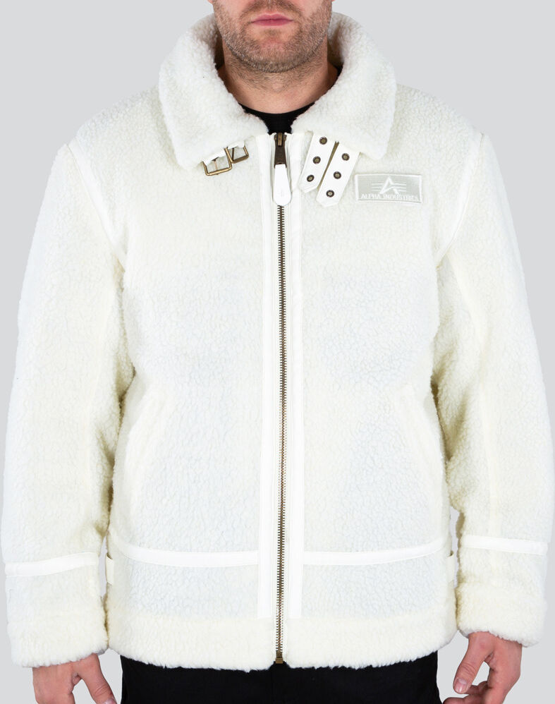 Alpha B3 Teddy Chaqueta - Blanco (L)