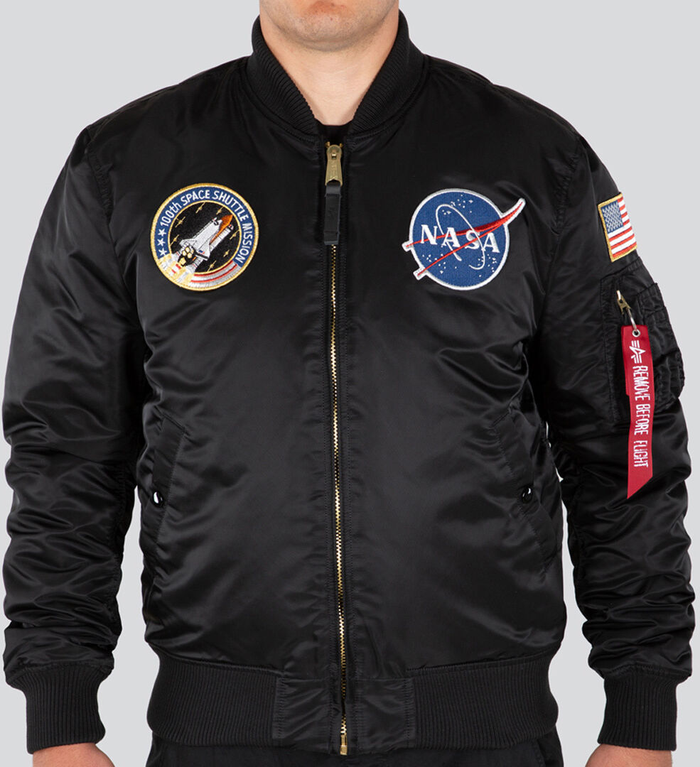 Alpha MA-1 VF NASA LP Chaqueta - Negro