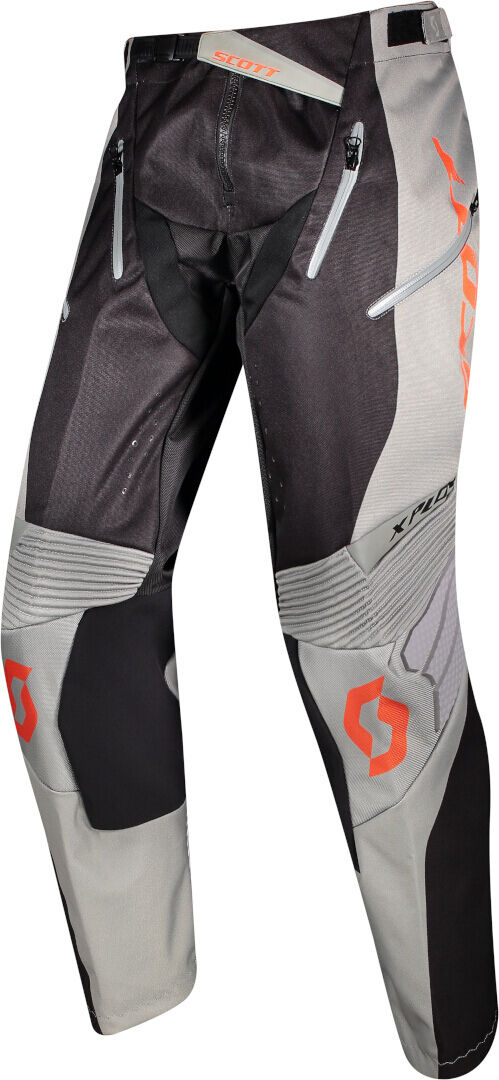 Scott X-Plore Pantalones de motocross - Negro Gris (38)