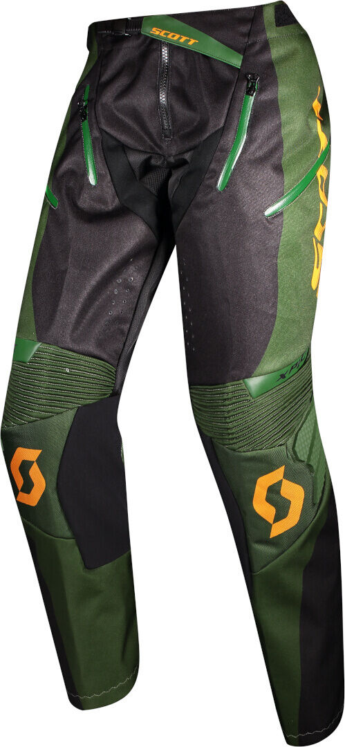 Scott X-Plore Pantalones de motocross - Negro Verde (34)