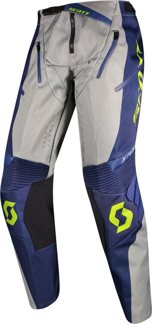 Scott X-Plore Pantalones de motocross - Gris Azul (34)
