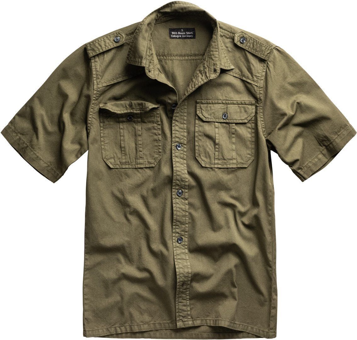 Surplus M65 Basic Short Sleeve Camisa - Verde