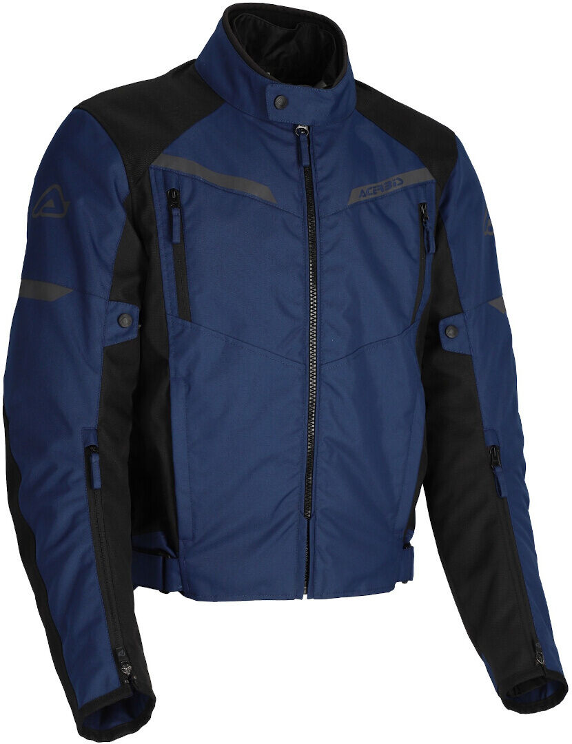 Acerbis X-Street Chaqueta textil para motocicleta - Negro Azul (L)