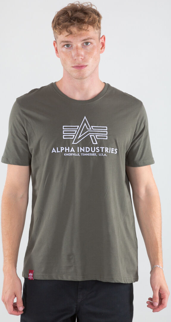 Alpha Basic Embroidery Camiseta - Verde (S)