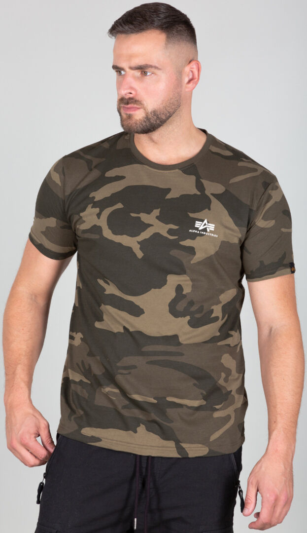 Alpha Backprint Camo Camiseta - Multicolor