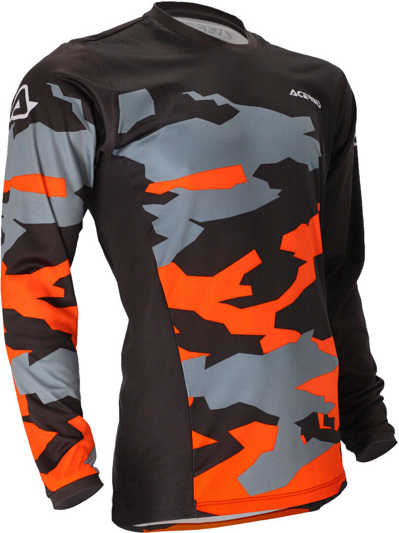 Acerbis X-Duro Winter Maillot de Motocross - Negro Naranja