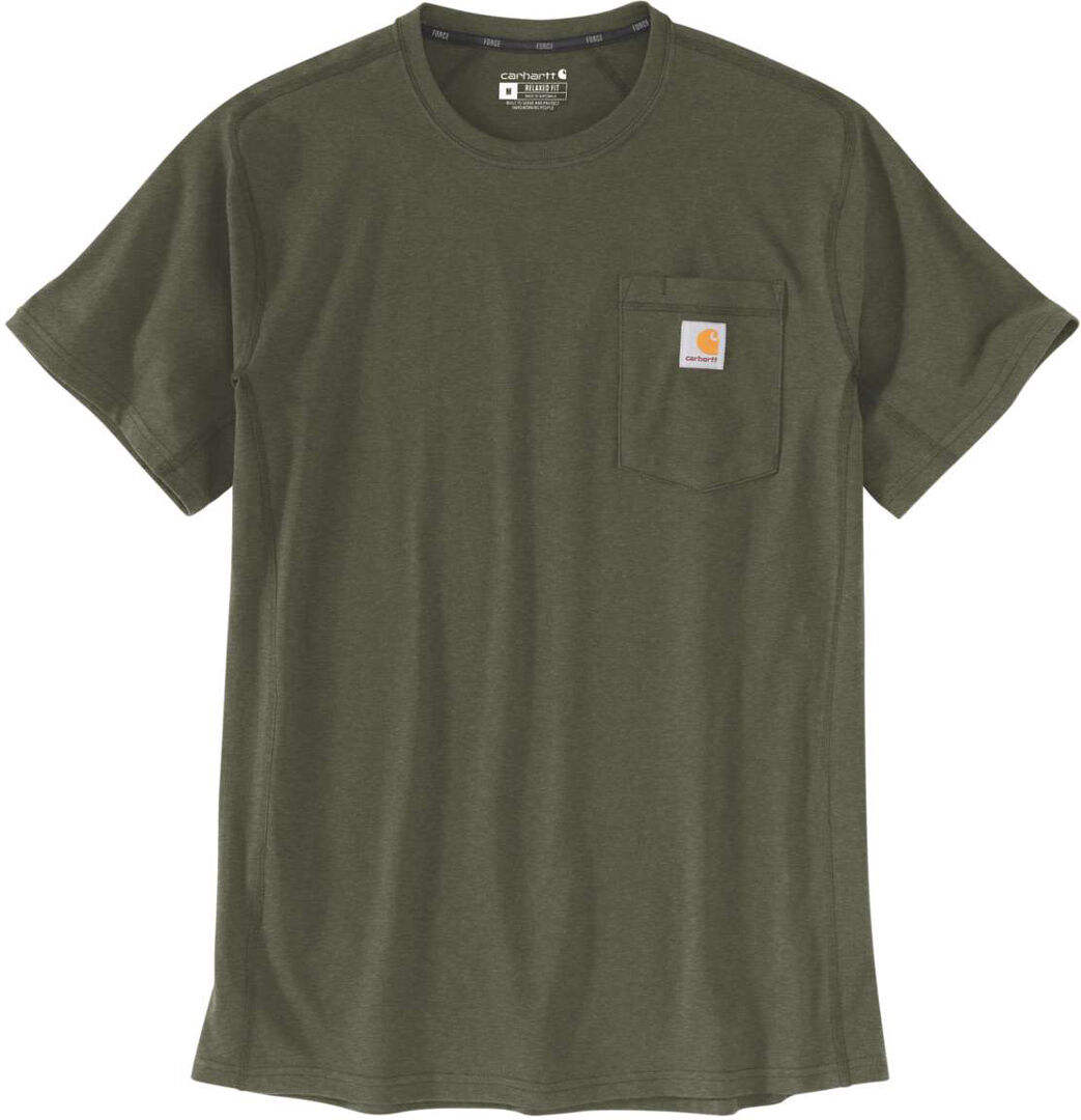 Carhartt Force Relaxed Fit Midweight Pocket Camiseta - Verde (XL)