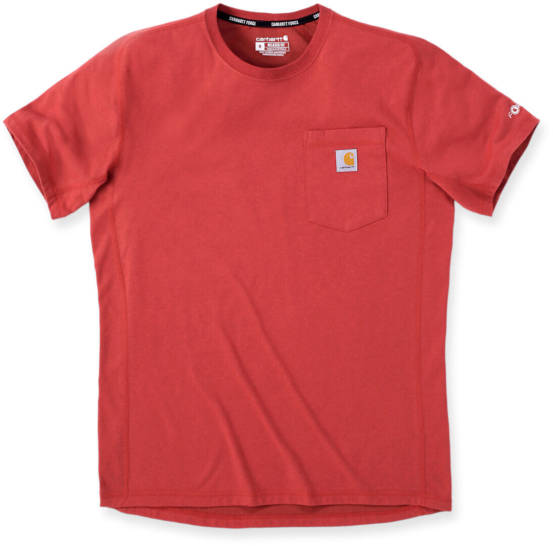Carhartt Force Relaxed Fit Midweight Pocket Camiseta - Rosa