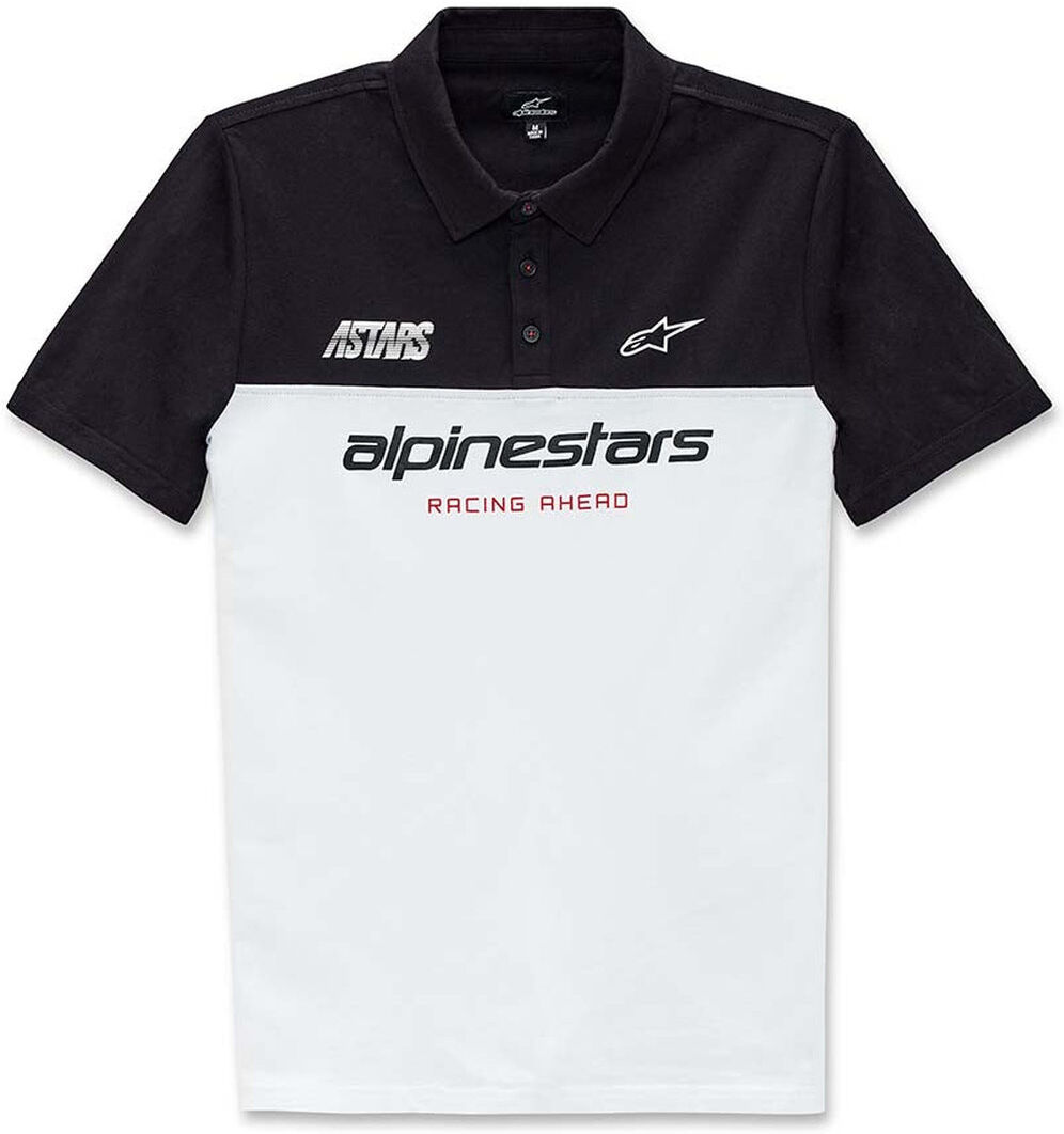 Alpinestars Astars Paddock Polo - Negro Blanco (2XL)