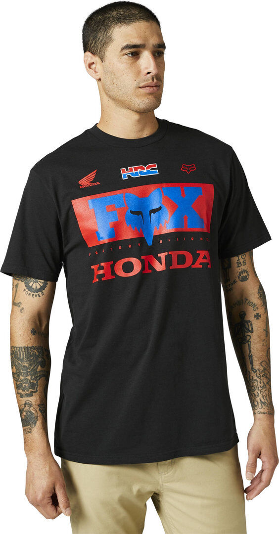 Fox Honda SS Premium Camiseta - Negro (M)