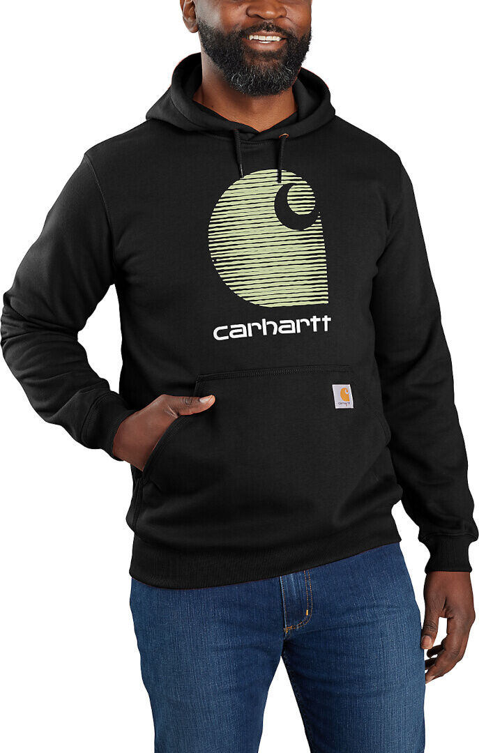 Carhartt Rain Defender C Logo Sudadera con capucha - Negro (M)