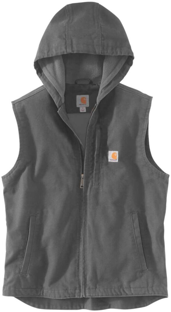 Carhartt Washed Duck Knoxville Chaleco - Gris (S)