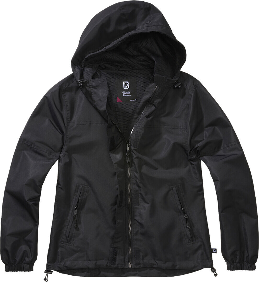 Brandit Summer Windbreaker Chaqueta de dama - Negro (XS)