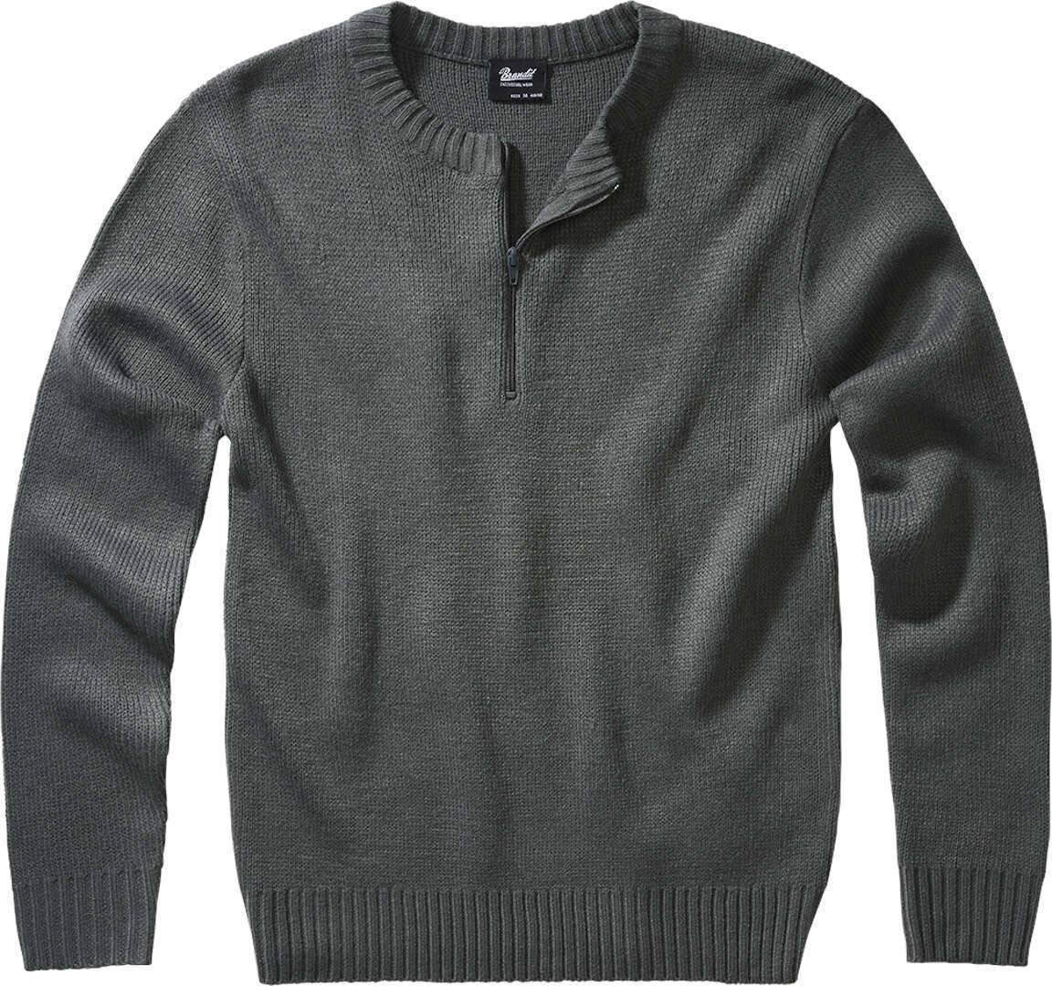 Brandit Armee Jersey - Negro Gris (L)