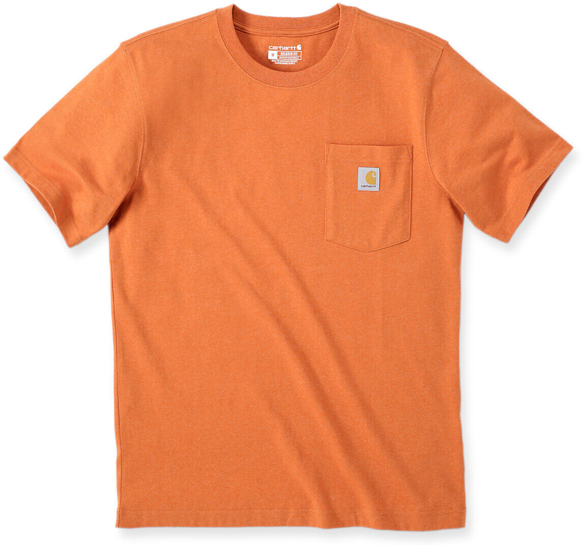 Carhartt Relaxed Fit Heavyweight K87 Pocket Camiseta - Naranja (2XL)