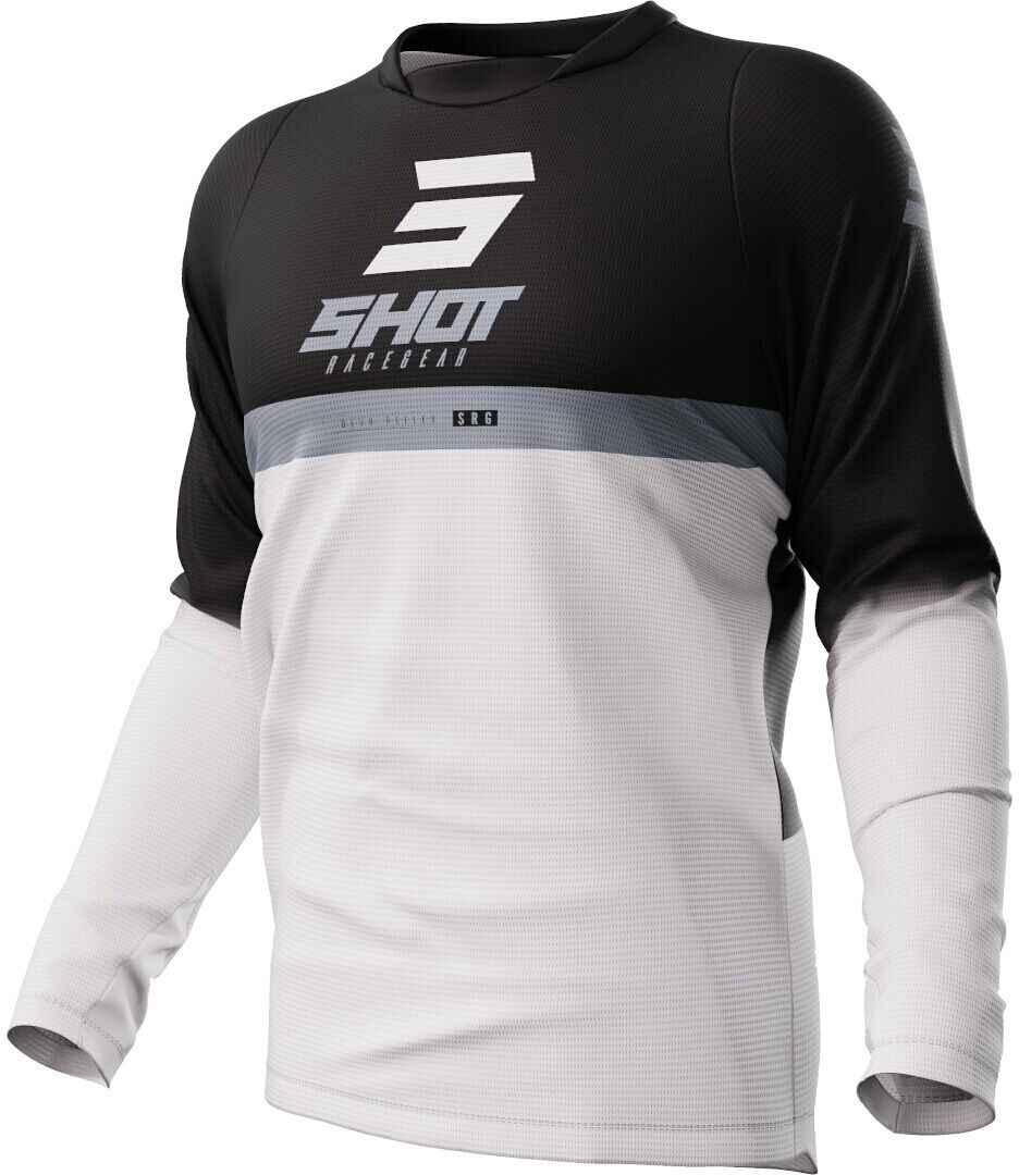 Shot Devo Reflex Maillot de Motocross - Negro Blanco (3XL)