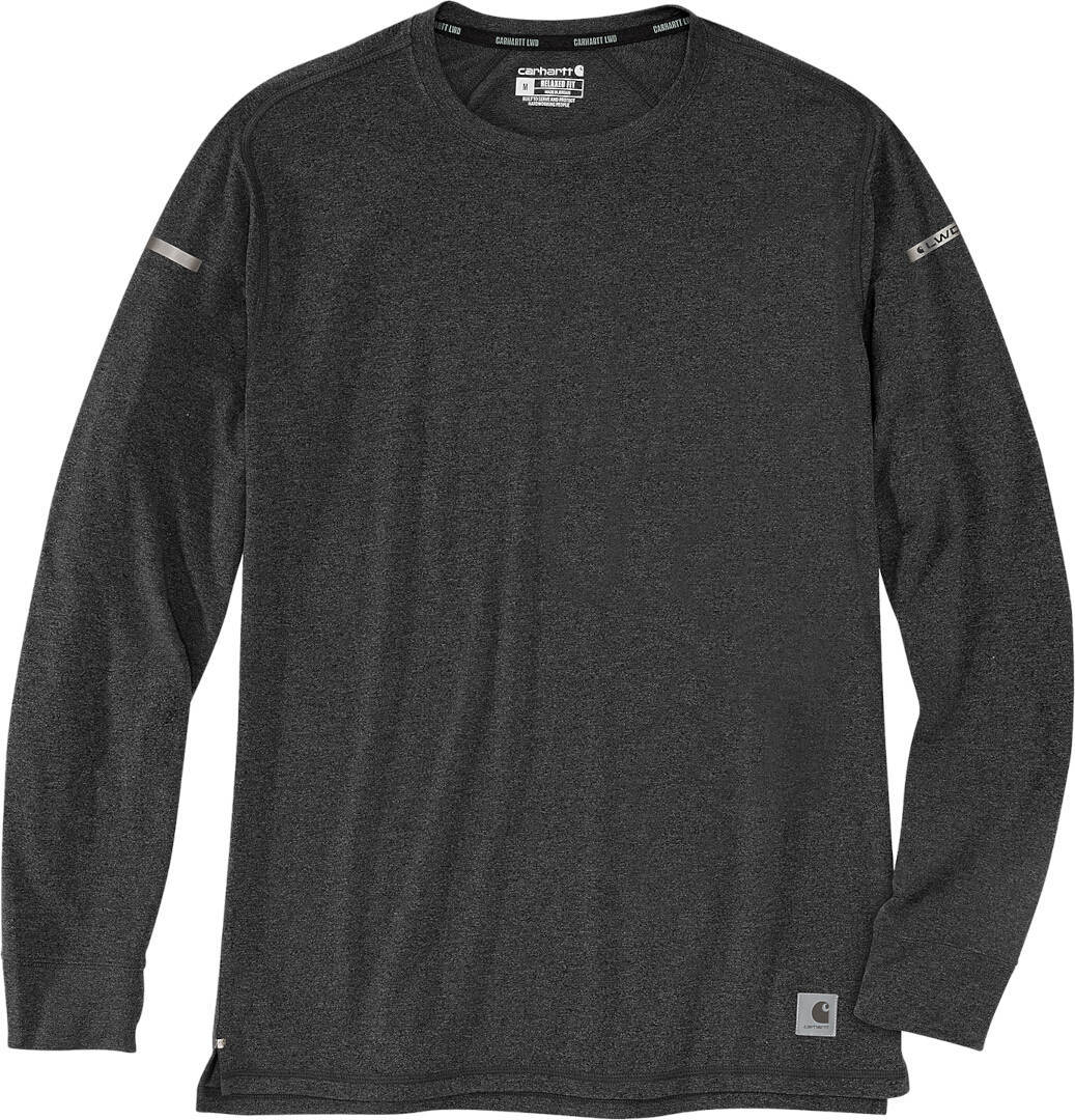 Carhartt Lightweight Durable Relaxed Fit Manga larga - Negro Gris (2XL)