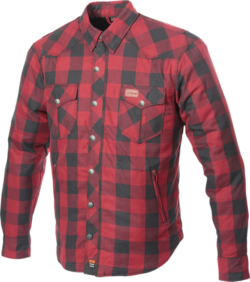 Büse Fairbanks Camisa de moto - Rojo (3XL)