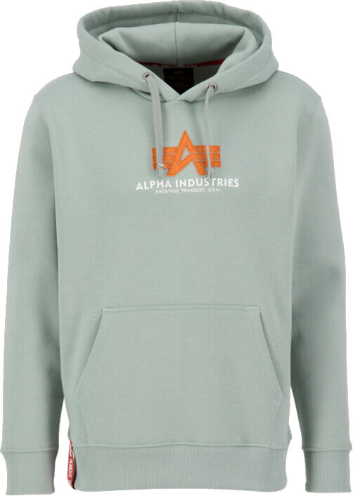 Alpha Basic Rubber Sudadera con capucha - Verde (M)