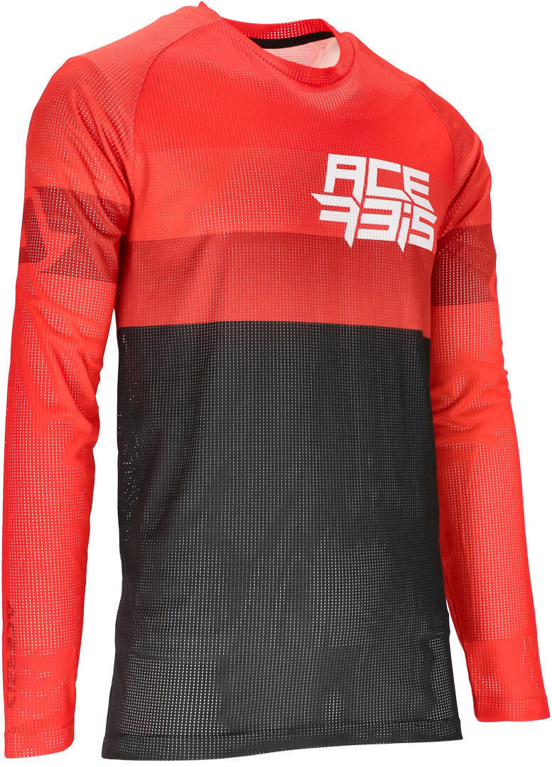 Acerbis MX J-Windy 3 Maillot de motocross - Negro Rojo (3XL)