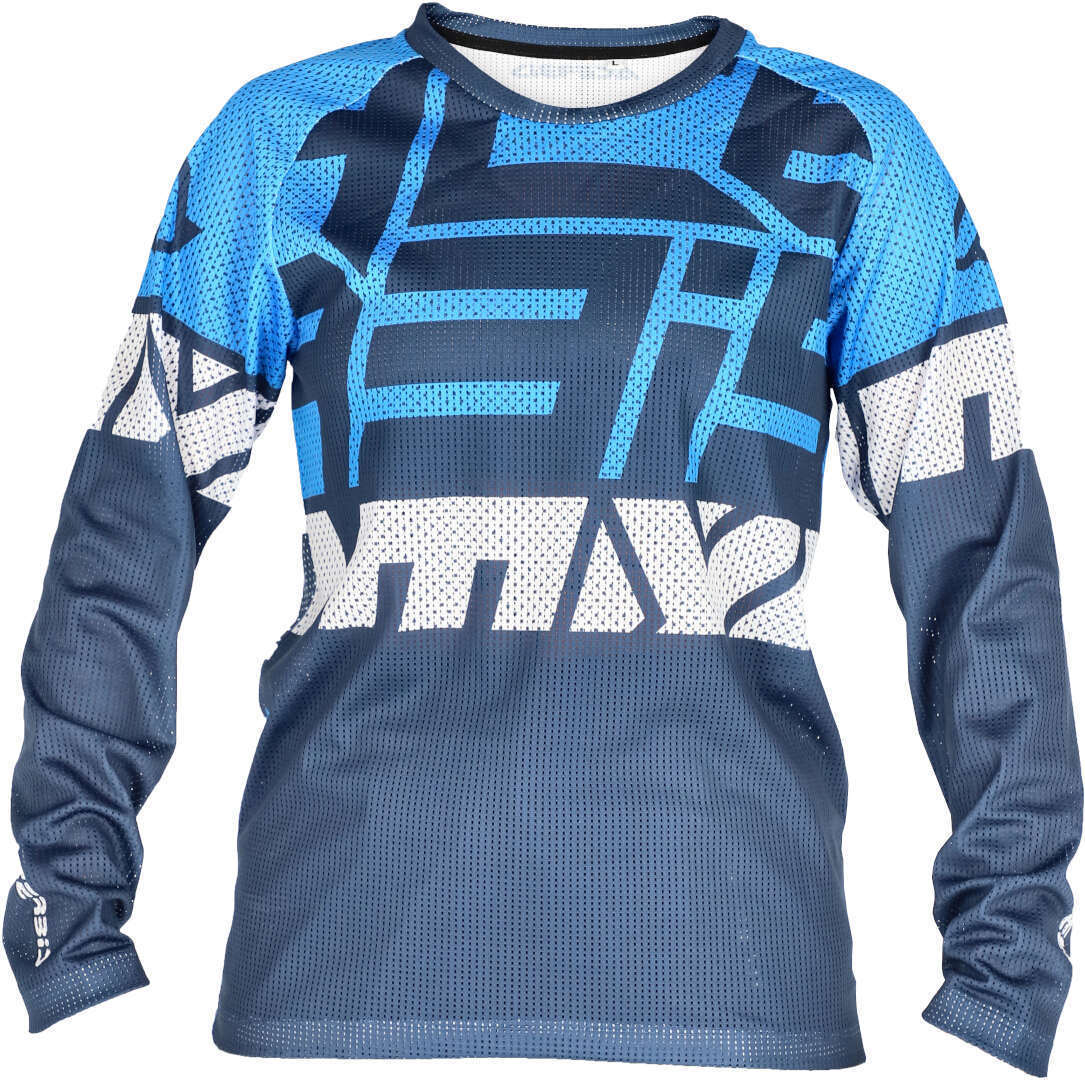 Acerbis MX J-Windy 4 Maillot de motocross para niños - Blanco Azul