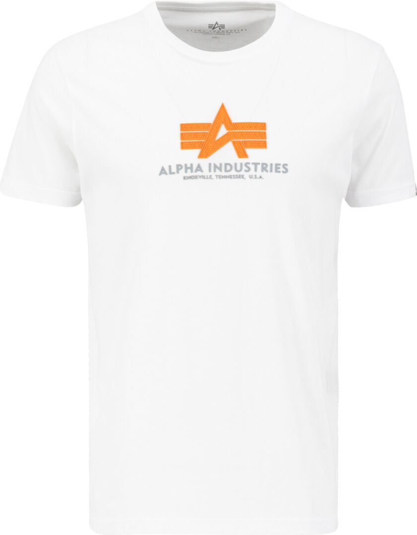 Alpha Basic Rubber Camiseta - Blanco (S)