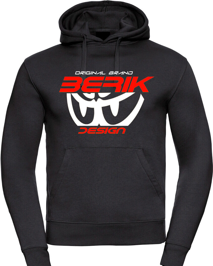 Berik The New Eye Sudadera con capucha - Negro Blanco Rojo (2XL)