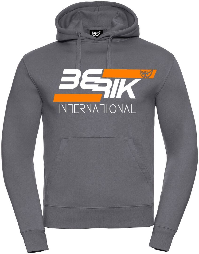 Berik International Sudadera con capucha - Gris Blanco (L)