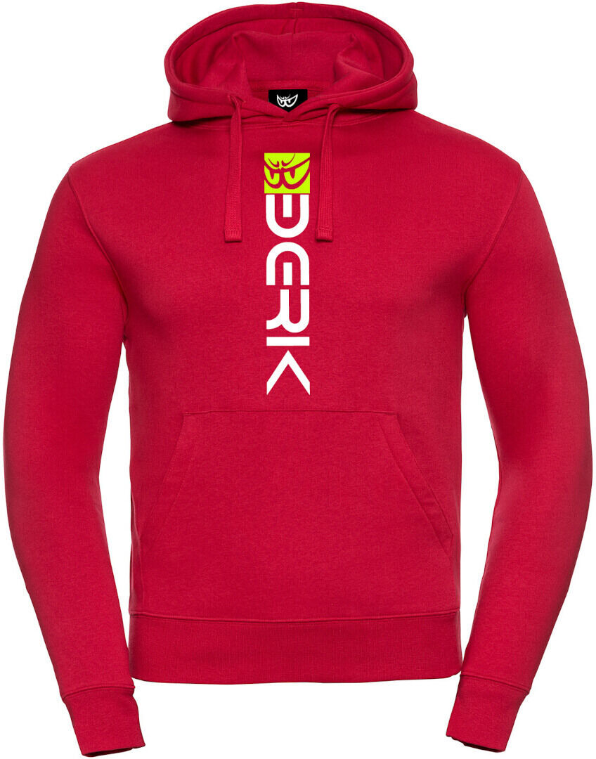 Berik Digital Sudadera con capucha - Blanco Rojo (L)