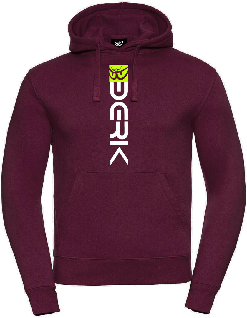 Berik Digital Sudadera con capucha - Blanco Rojo (M)