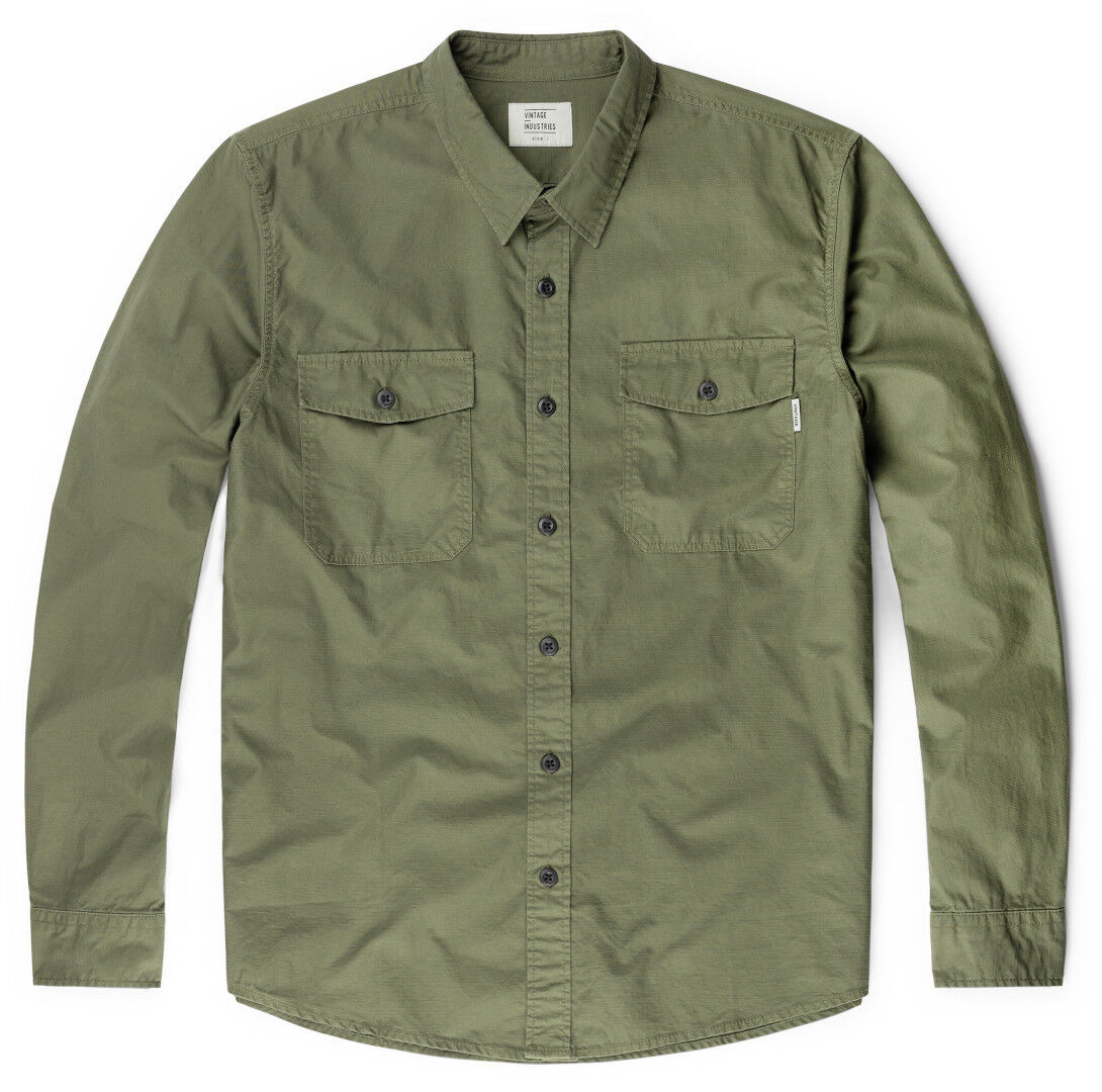 Vintage Industries Boston Camisa - Verde (M)