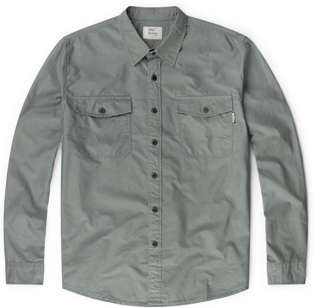 Vintage Industries Boston Camisa - Gris (L)