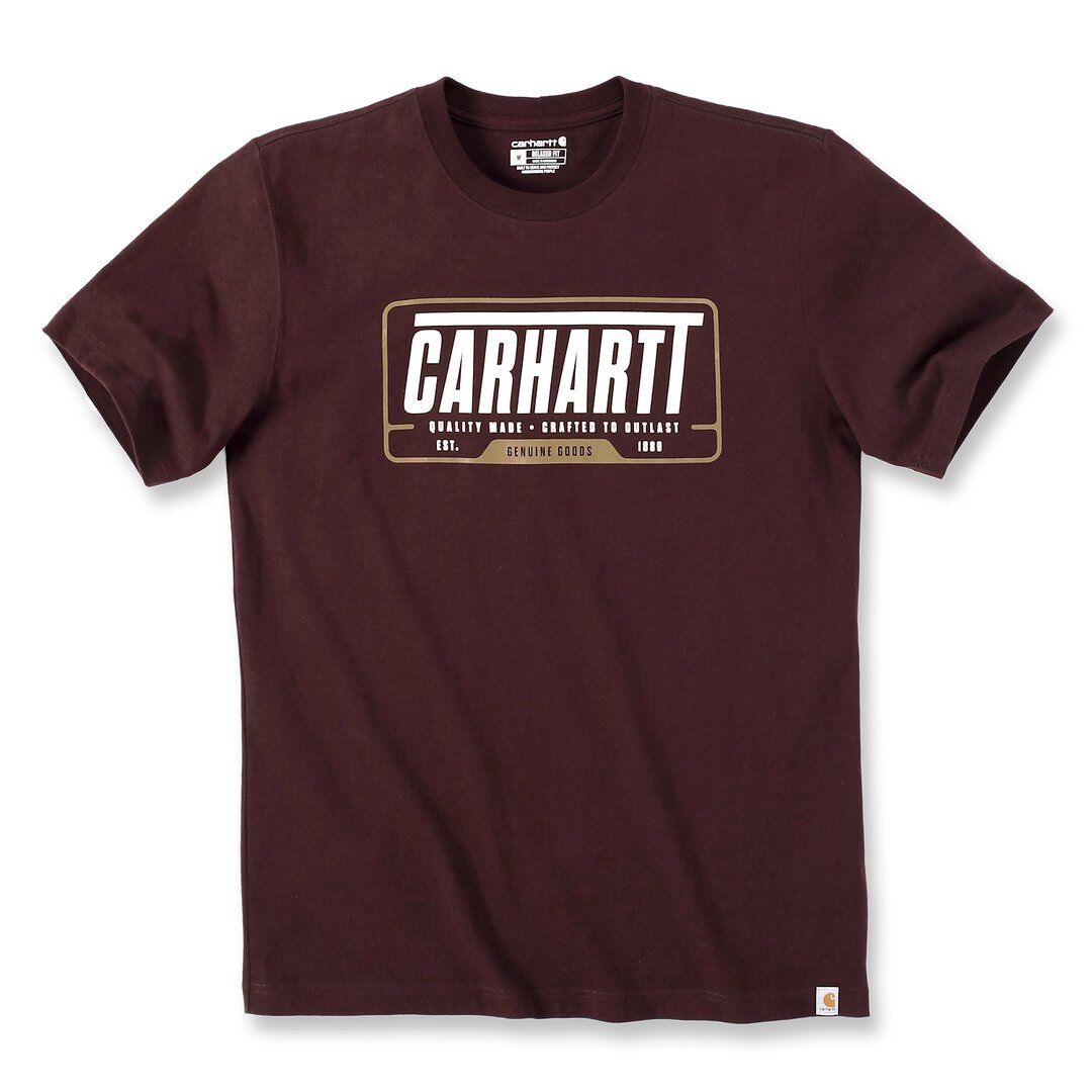 Carhartt Relaxed Fit Heavyweight Graphic Camiseta - Rojo (S)