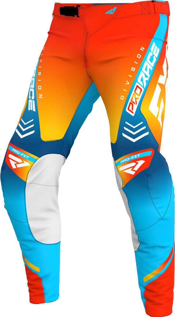 FXR Revo 2024 Pantalones de motocross - Azul Naranja (38)