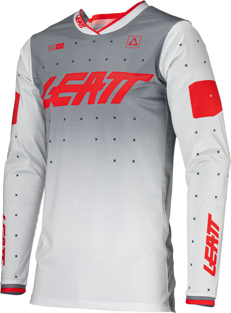 Leatt 4.5 Lite Gradient 2024 Maillot de motocross - Gris Rojo