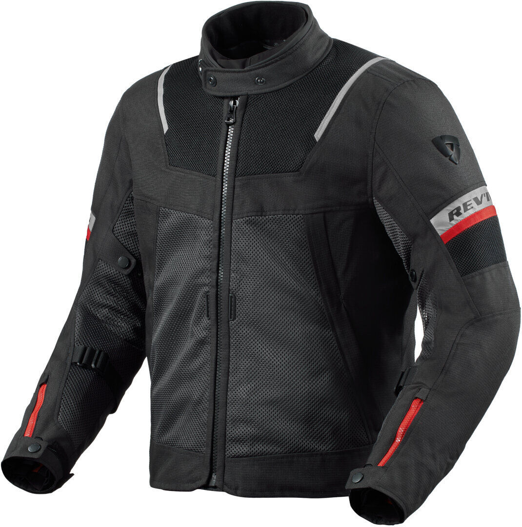 Revit Tornado 4 H2O chaqueta textil impermeable para motocicletas - Negro Gris (4XL)