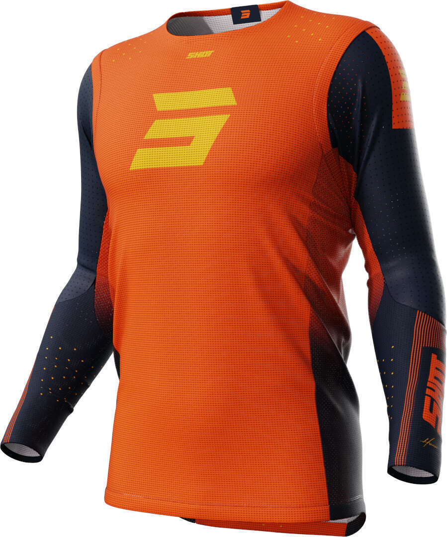 Shot Aerolite Honor Maillot de motocross - Negro Naranja (L)