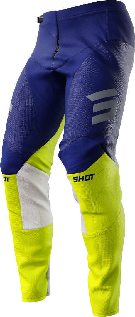 Shot Contact Iron Pantalones de motocross - Azul Amarillo (36)