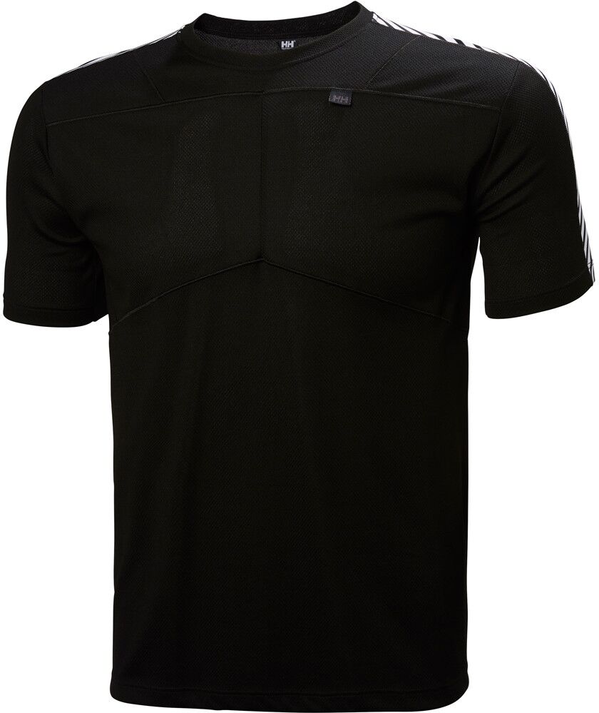 Helly Hansen lifa camiseta térmica manga corta hombre Negro (M)