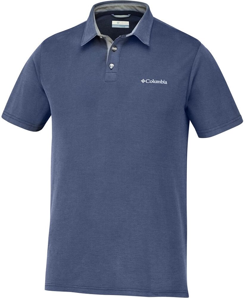 Columbia nelson point camiseta montaña manga corta hombre Marino (L)