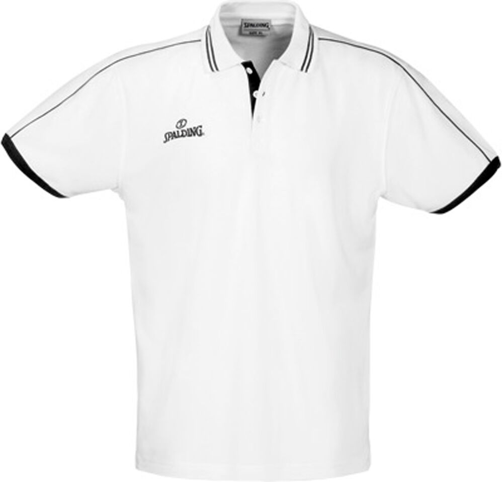 Spalding polo camiseta baloncesto Blanco