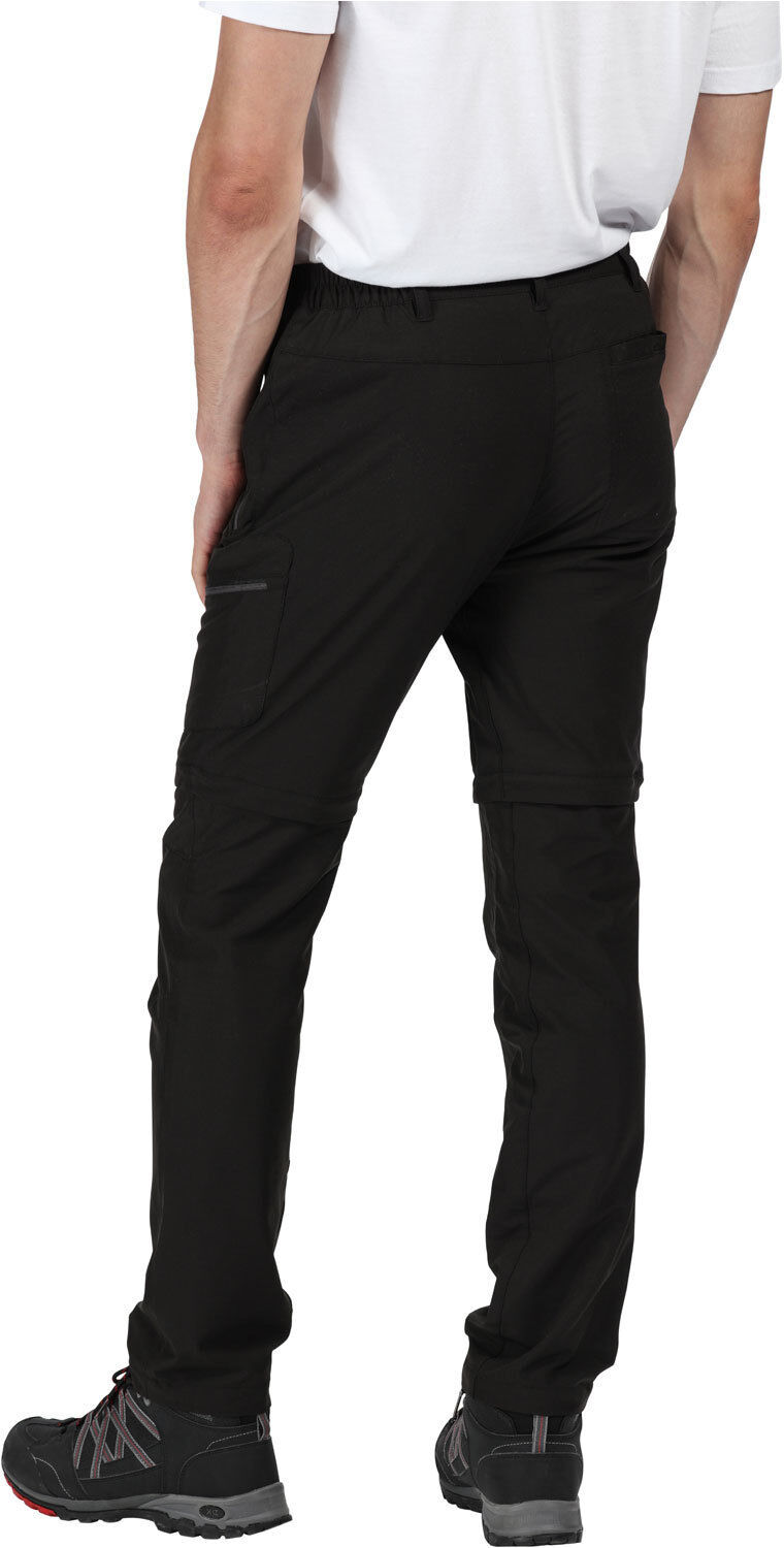 Regatta highton pantalón montaña hombre Negro (40)