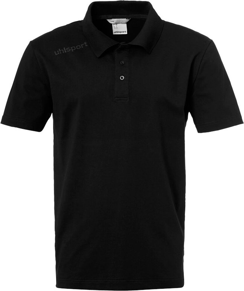 Uhlsport essential polo manga corta hombre Negro (M)