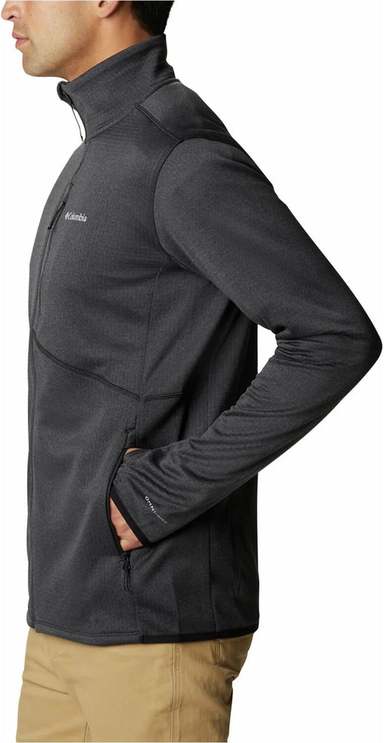 Columbia park view fleece full zip forro polar hombre Negro (S)