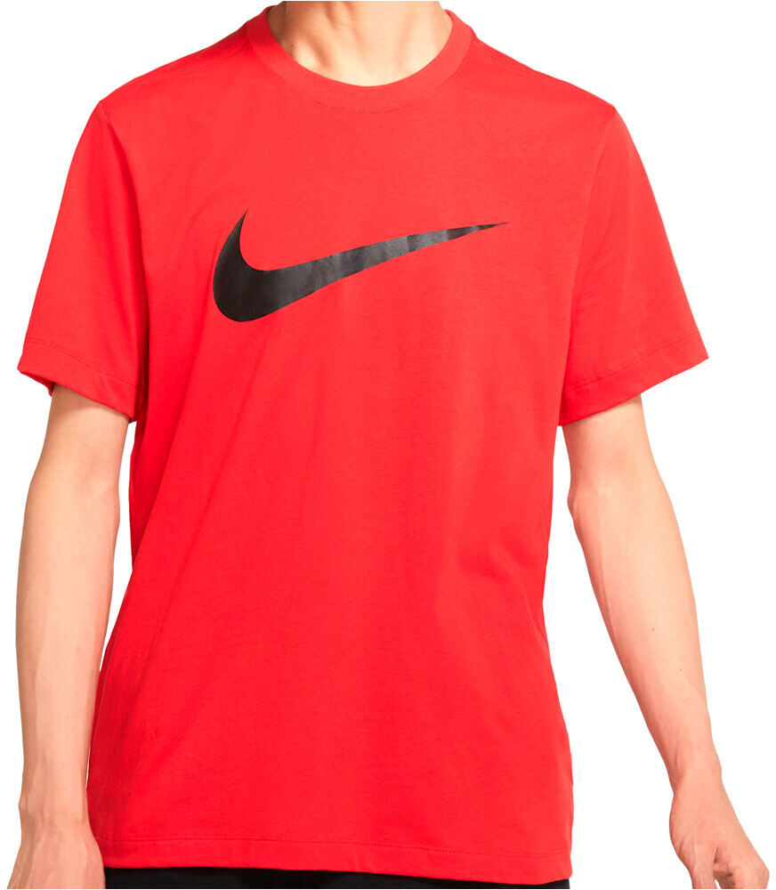 Nike sportswear icon swoosh camiseta manga corta hombre Rojo (L)