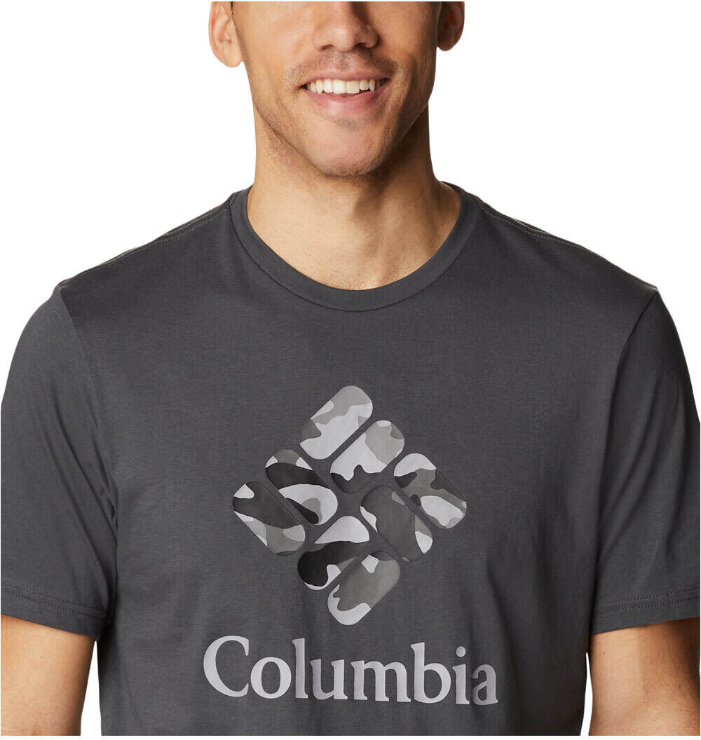 Columbia rapid ridge camiseta montaña manga corta hombre Negro (M)